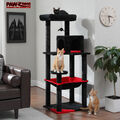 Kratzbaum XXL Katzenbaum Katzenkratzbaum Kletterbaum Spielbaum für Katzen 143cm