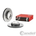 2X BREMBO BREMSSCHEIBEN 318mm GELOCHT/INNENBEL. VORNE PASSEND FÜR PORSCHE 911
