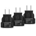 3x USA Adapter Steckdose Adapter USA Deutschland Stecker Reiseadapter