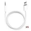 USB-C auf AUX Adapter Kabel – 1 m Typ-C zu 3,5mm Klinke für Handy & Auto Audio