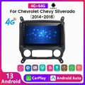 Android 13 Autoradio GPS Carplay Für Chevrolet Silverado/GMC Sierra 2014-18 64G