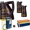 BOSCH Inspektionspaket 7 L MANNOL Extreme 5W-40 für Audi Q3 2.0 TFSI quattro VW