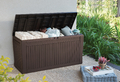 Keter Gartenbox >>Comfy<<, 270 Liter -  braun, Auflagenbox Kissenbox Gartentruhe