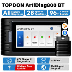 TOPDON AD800BT Profi KFZ Diagnosegerät Auto OBD2 Scanner ALLE SYSTEM Bluetooth
