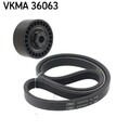 SKF VKMA 36063 Keilrippenriemensatz für DACIA,NISSAN,PROTON,RENAULT