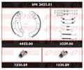 REMSA Bremsensatz Trommelbremse Super Precision Kit SPK 3422.01 228,6mm für OPEL
