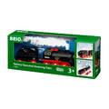 BRIO World 33884 Batterie-Dampflok mit Wassertank - Lokomotive mit echtem...