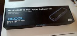 Alphacool NexXxoS XT45 Full Copper 420mm Radiator "neu"