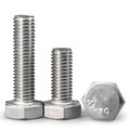 Edelstahl Sechskantschrauben Feingewinde Schrauben 304 V2A DIN 933 M6 M8 M10 M12