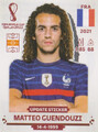 Panini Sticker Fußball WM 2022 Update: Matteo Guendouzi France Bild Qatar NEU