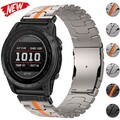 Für Garmin Fenix 8 7 7X 6 6X Pro 5 5X Pro 3HR S70 Titan Metall Armband Quick Fit
