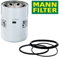 MANN-FILTER W1254/2x Filter für Arbeitshydraulik Filter Arbeitshydraulik 