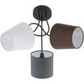 Anthrazit Weiß Braun Moderne skandinavisch Deckenlampe Deckenleuchte