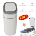 Automatik Sensor Mülleimer, Abfalleimer autom. Deckel 9L Windeleimer Papierkorb