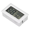 Mini Digital Hygro Thermometer Weiß Elektronische Hygrometer Für Hause Wein VK