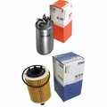 MAHLE / KNECHT Set Filterpaket Kraftstofffilter KL 197 Ölfilter OX 188D