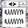 2x ORIGINAL® Sachs 994 557 Fahrwerksfeder Hinten passend für VW Tiguan Passat