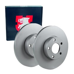 2x JP GROUP BREMSSCHEIBEN Ø288mm VOLL VORNE passend für AUDI 100 A4 A6