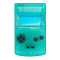 Hispeedido USB-C IPS Gehäuse Set für Game Boy Color Minze Transparent Shell G...
