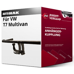 Für VW T7 Multivan STM / STN (Auto Hak) Anhängerkupplung horizontal abnehmbarJetzt 50€* sparen mit Code: PKW25