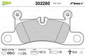 VALEO 302280 Bremsbelagsatz, Scheibenbremse für PORSCHE VW
