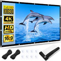 120" Beamer Leinwand Projektorleinwand Faltbarer Projector Screen 16:9 4K Filme