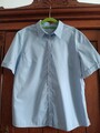 Bluse Eterna Excellent Blau Hellblau 44 46 XL Damen 1/2 Arm Baumwolle Business