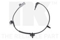 NK 293631 Sensor, Raddrehzahl hinten links für OPEL
