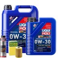 Motoröl 0W30 LIQUI MOLY Synthoil Longtime Plus 6L +MANN Ölfilter +Spülung