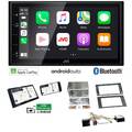 JVC KW-M560BT Autoradio Apple CarPlay Android für Ford Transit schwarz Canbus