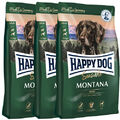3 x 10 kg Happy Dog Supreme Sensible Montana