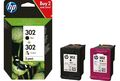 HP 302 Combo Pack Multipack Druckerpatronen Tinte Schwarz + Color Orginal