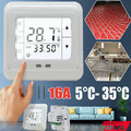 AC 220V 16A Digital Thermostat Fußbodenheizung Touchscreen Raumthermostat 1-10X