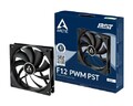 Arctic Cooling F12 PWM PST 120 mm 12 cm schwarz PC Gehäuse Lüfter 1350 RPM 53CFM 4-polig