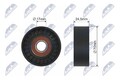 NTY Spannrolle Keilrippenriemen RNK-CT-015 Kunststoff für FORD FOCUS MAX DM2 Bus
