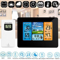 Wetterstation Funk Mit Farbdisplay Thermometer Innen-Außensensor Digitale Wecker