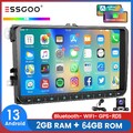 9" 64GB Autoradio Android Carplay NAVI Für VW Golf 5 6 Polo 6R Touran Tiguan KAM