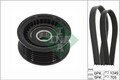 INA 529 0451 10 Keilrippenriemensatz für FORD Focus II Schrägheck (DA, HCP, DP)