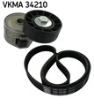 SKF Keilrippenriemensatz VKMA 34210 für FORD WA6 MAX GALAXY 2 TDCi