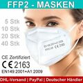 FFP2 Masken CE 2163 EN149-2001 Atemschutzmaske Mundschutz Gesichtsschutz Masken