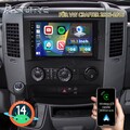 Carplay 2+32G Android 14 Autoradio GPS Navi WIFI RDS BT Für VW Crafter 2006-2016