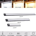 LED USB Unterbauleuchte mit Bewegungsmelder Akku Schranklicht Wiederaufladbare