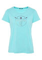 CHIEMSEE Taormina T-Shirt Women  Damen-T-Shirt  Blue Radiance   NEU