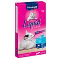 Vitakraft Liquid Snack Lachs+ Omega 3 Katzen Snack Leckerli Sparpaket 48x 15g