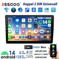 Android 14 6+128G Carplay Autoradio GPS Navi DAB Bluetooth SWC WIFI Doppel 2 DIN