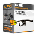 Für Mercedes C-Kl. Limousine 07-14 BRINK Anhängekupplung abnehmbar + 13polig NEU