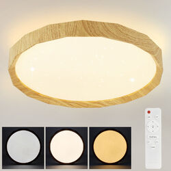 ZMH  Deckenlampe LED Deckenleuchte Wohnzimmer 43W Schlafzimmer Ø40cm Dimmbar