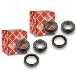 2x Febi Radlagersatz Radlager Hinten passend für Ford KA 1.3 Fiesta 4 Street