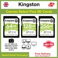 ‎Kingston Canvas Select Plus 64/128/256 GB SD-Karte für Kameras, DSLRs, 4K UHD