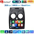 2+64G Autoradio Carplay Android 13 GPS NAVI SWC WIFI DAB+ Für Nissan Qashqai J10